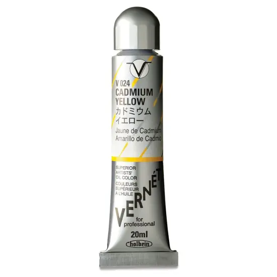 Holbein Vern&eacute;t Superior Artists' Oil Color - Cadmium Yellow, 20 ml tube {1}