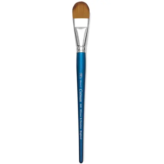 Winsor & Newton Cotman Watercolor Brush - Filbert, Short Handle, Size 1" {1}
