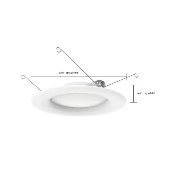 Satco 9.2 Watt LED 5-6 in 3000K Warm White Downlight Retrofit {2}