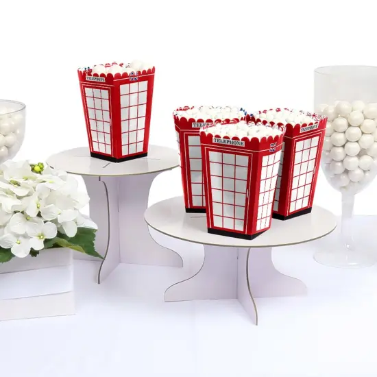 Big Dot of Happiness Cheerio, London - British UK Party Favor Popcorn Treat Boxes - Set of 12 {4}
