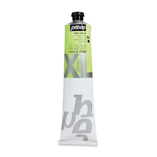 Pebeo XL Studio Oil Color - Bright Green, 200 ml tube {1}