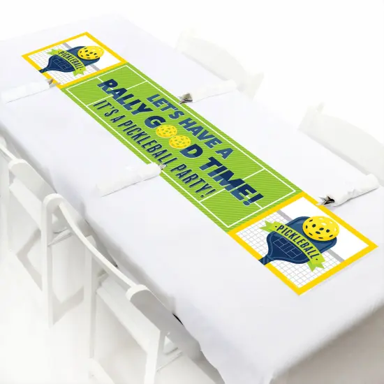 Big Dot of Happiness Let&rsquo;s Rally - Pickleball - Birthday or Retirement Party Decorations Party Banner {7}