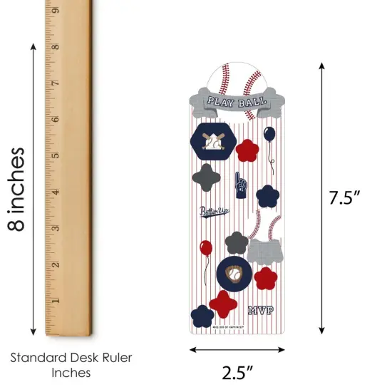 Big Dot of Happiness Batter Up - Baseball - Birthday Party Favor Kids Stickers - 16 Sheets - 256 Stickers {4}