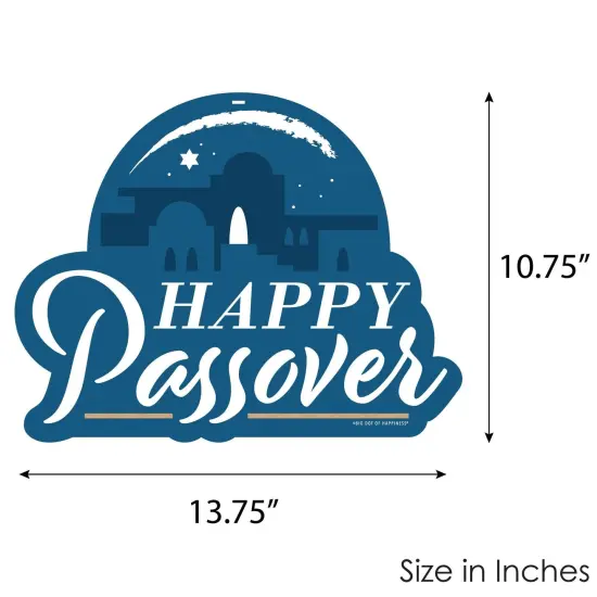 Big Dot of Happiness Happy Passover - Hanging Porch Pesach Jewish Holiday Party Outdoor Decorations - Front Door Decor - 1 Piece Sign {7}
