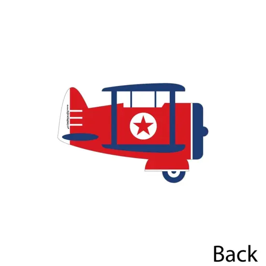 Big Dot of Happiness Taking Flight - Airplane - Decorations DIY Vintage Plane Baby Shower or Birthday Party Essentials - Set of 20 {4}