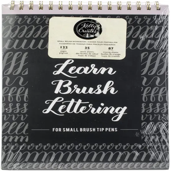 Kelly Creates Small Brush Workbook 8.5"X12.3"-122/Pkg {1}
