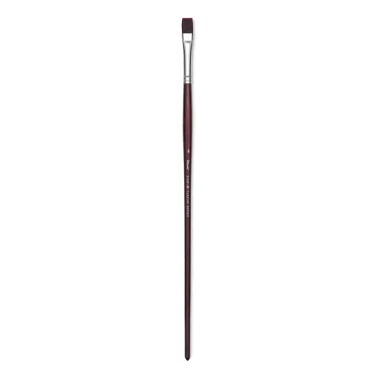 Utrecht Tuscan Synthetic Bright - Size 4, Long Handle {2}