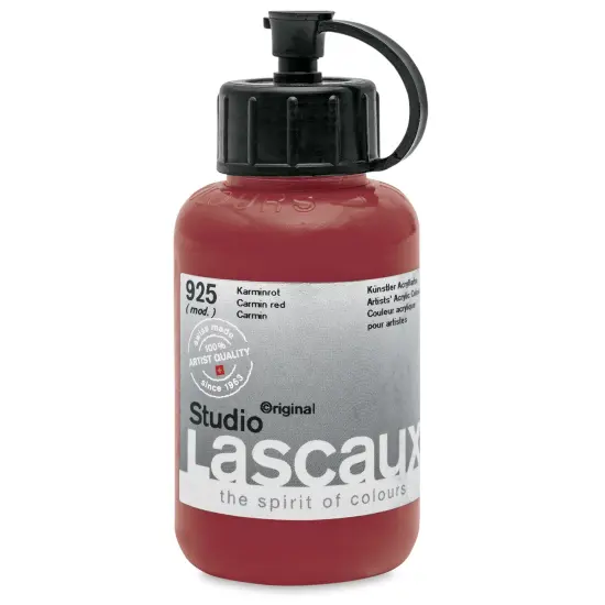 Lascaux Studio Acrylics - Carmine Red, 85 ml bottle {1}