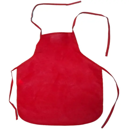 Child's Youth RED Chef Food Crafting Activity Apron Party Costume Accessory {1}