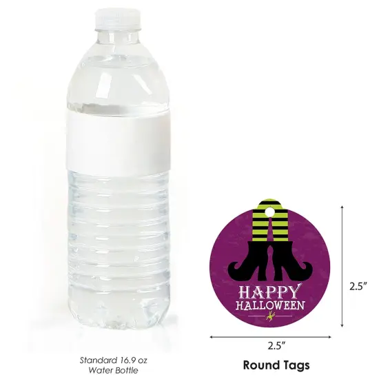 Big Dot of Happiness Happy Halloween - Witch Party Favor Gift Tags (Set of 20) {4}