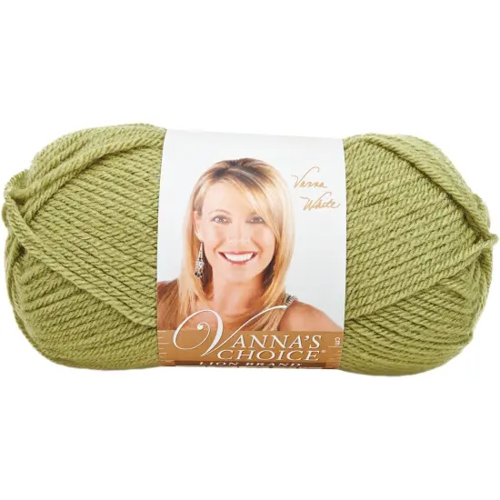 (6 Pack) Lion Brand Vanna's Choice Yarn - Dusty Green {2}