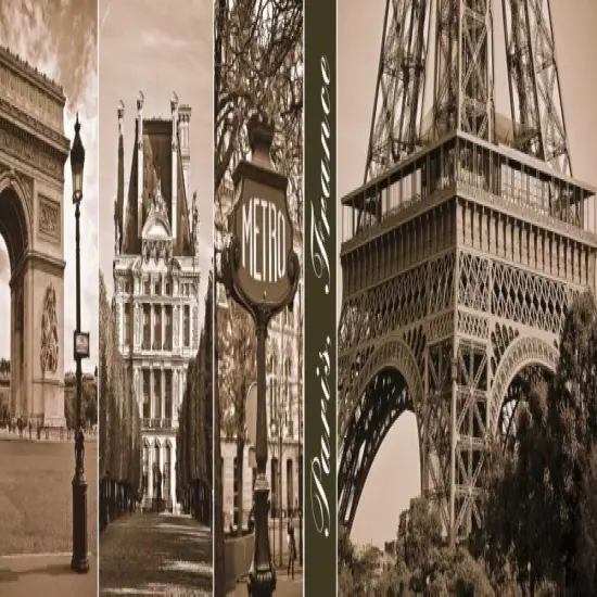 A Glimpse of Paris Poster Print by Jeff Maihara - Item # VARPDX16188 {1}