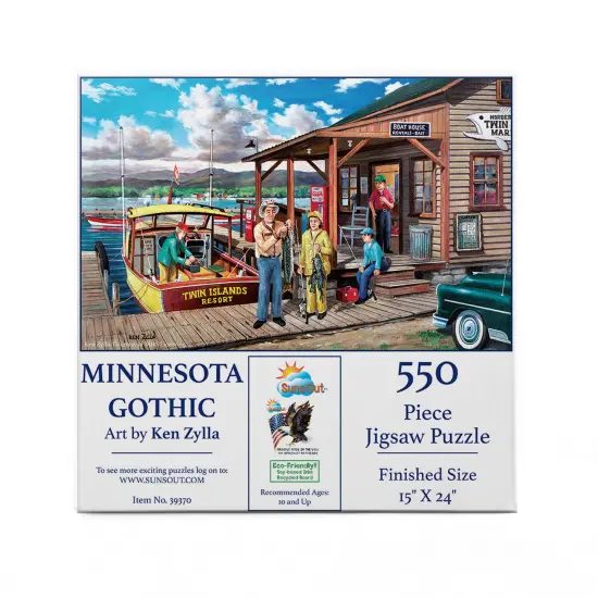 Sunsout Minnesota Gothic 550 pc Jigsaw Puzzle 39370 {4}