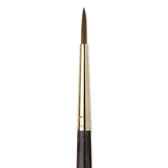 Da Vinci Harbin Kolinsky Brush - Sharp Round, Short Handle, Size 3 {1}