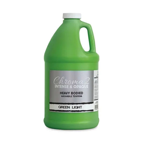 Chroma 2 Washable Tempera - Green Light, 67.7 oz {1}
