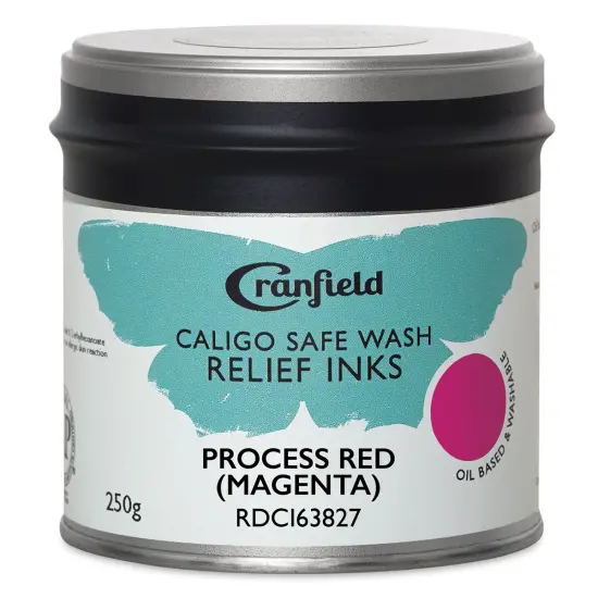 Cranfield Caligo Safe Wash Relief Ink - Process Red (Magenta), 250 g {1}