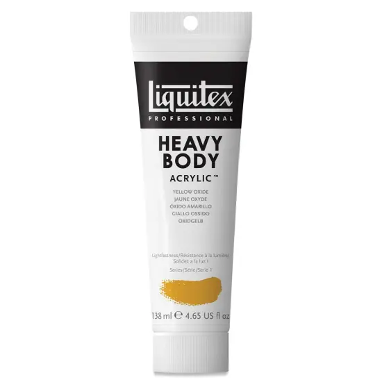 Liquitex Heavy Body Artist Acrylics - Yellow Oxide, 4.65 oz Tube {1}