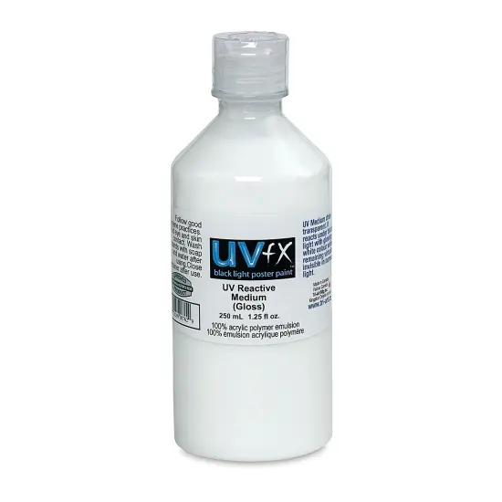 Tri-Art UV FX Medium - UV Reactive Medium - Gloss, 250 ml Bottle {1}