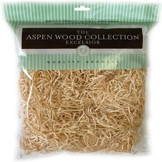 Quality Growers Aspenwood Excelsior 328 Cubic Inches-Natural {1}