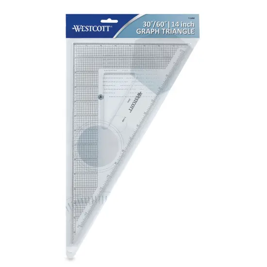 Westcott Gridded Triangle - 14", 30-60 Degree {2}