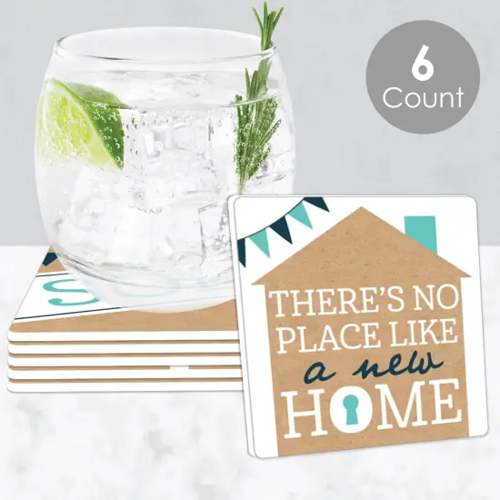 Big Dot of Happiness Home Sweet Home - Funny Housewarming and New Home Decorations Gift - Drink Coasters - Set of 6 {3}
