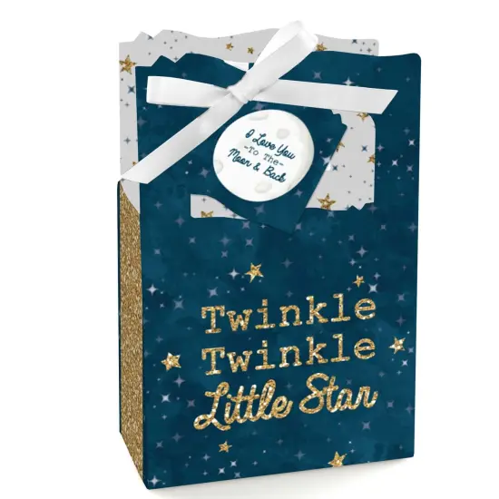 Big Dot of Happiness Twinkle Twinkle Little Star - Baby Shower or Birthday Party Favor Boxes - Set of 12 {1}