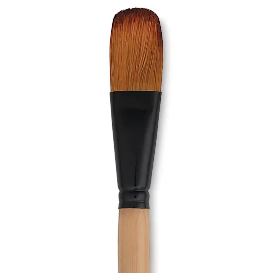 Dynasty Black Gold Brush - Oval Wash, Short Handle, Size 1" {1}