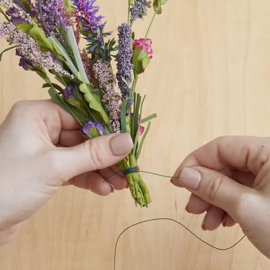 FloraCraft 24 Gauge Floral Wire 50'-Green {4}