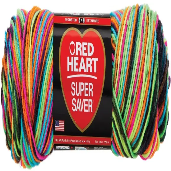Multipack of 24 - Red Heart Super Saver Yarn-Blacklight {2}