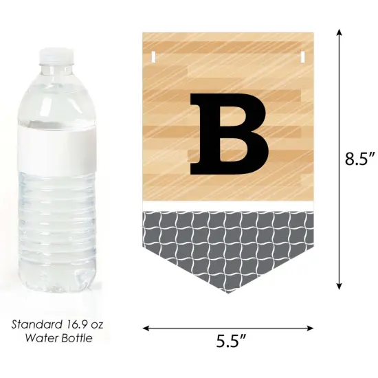 Big Dot of Happiness Bump, Set, Spike - Volleyball - Baby Shower or Birthday Party Bunting Banner - Party Decorations - Bump Set Spike Volleyball {4}