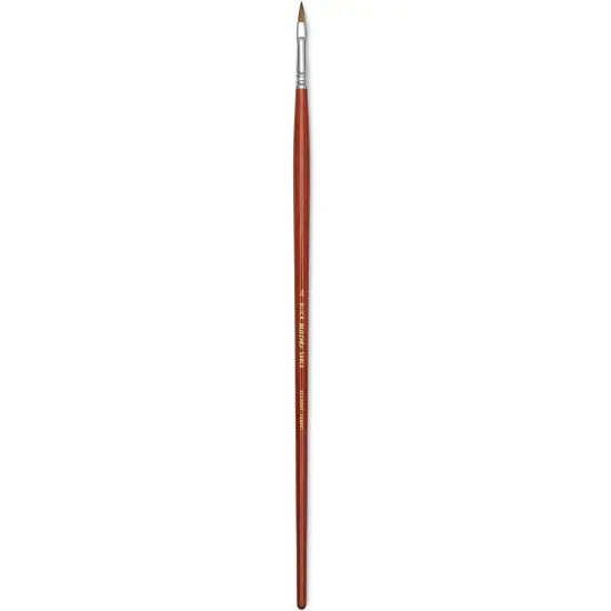 Blick Master Kolinsky Sable Brush - Filbert, Long Handle, Size 4 {1}