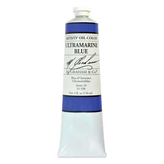 M. Graham Artists' Oil Color - Ultramarine Blue, 148 ml tube {1}