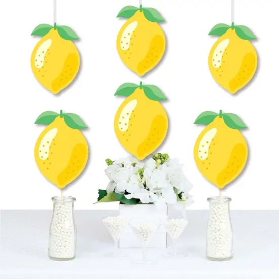 Big Dot of Happiness So Fresh - Lemon - Decorations DIY Citrus Lemonade Party Essentials - Set of 20 {1}