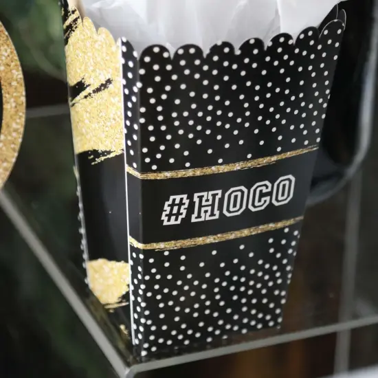 Big Dot of Happiness Hoco Dance - Homecoming Favor Popcorn Treat Boxes - Set of 12 {7}