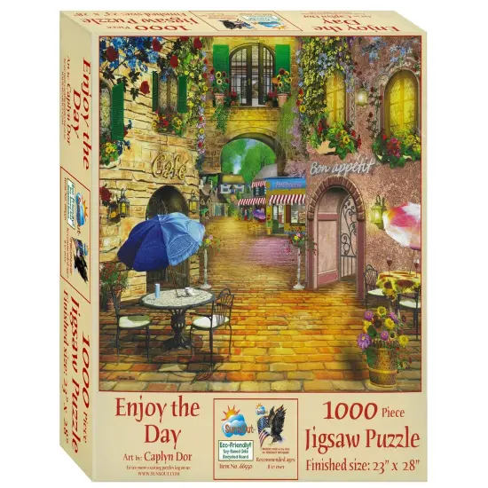 Sunsout Enjoy the Day 1000 pc Jigsaw Puzzle 66550 {1}