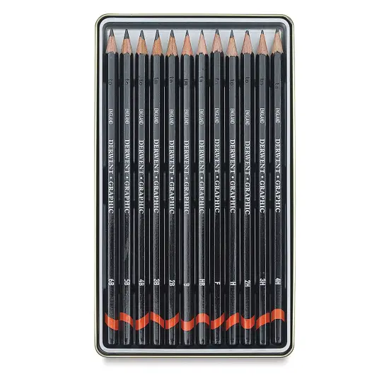 Derwent Graphic Pencil - Medium Designer, Set of 12 {2}