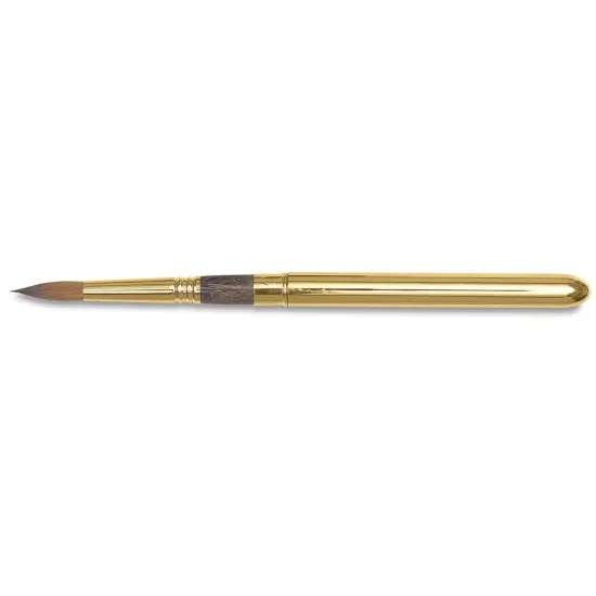 Escoda Reserva Kolinsky-Tajmyr Sable Brush - Pocket Round, Short Handle, Size 12 {1}
