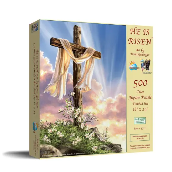 Sunsout He is Risen 500 pc Easter Jigsaw Puzzle 57111 {3}