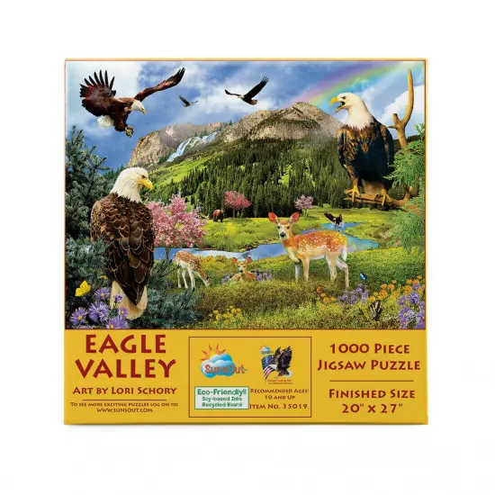 Sunsout Eagle Valley 1000 pc Jigsaw Puzzle 35019 {4}