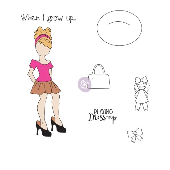 Prima Marketing Inc Julie Nutting - Cling Stamps -Emmy-Lou 655350912543 {1}