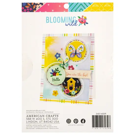 Blooming Wild Holographic 6x8 Paper Pad - Paige Evans {3}