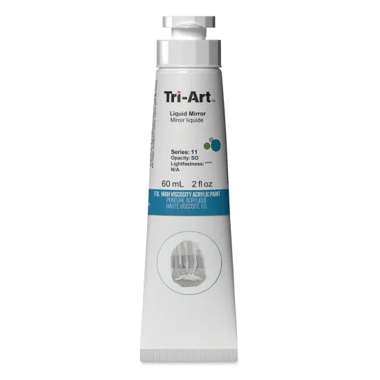 Tri-Art High Viscosity Artist Acrylic - Liquid Mirror, 60 ml tube {1}