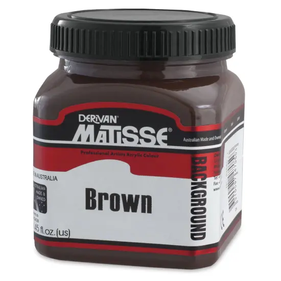 Matisse Background Colors Acrylic Paint - Brown, 250 ml {1}