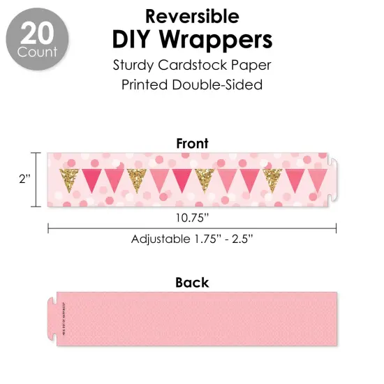 Big Dot of Happiness Sweet 16 - 16th Birthday Party Favors and Cupcake Kit - Fabulous Favor Party Pack - 100 Pieces {4}