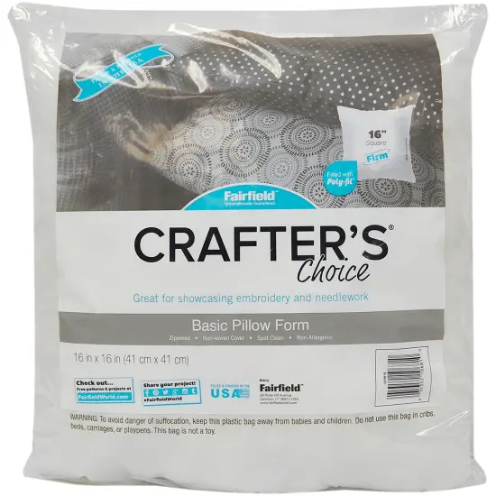 Fairfield Crafter's Choice Pillow Insert-16"X16" {1}