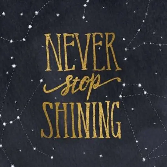 Starry Words II v.3 Gold Poster Print by Sara Zieve Miller - Item # VARPDX21672 {1}