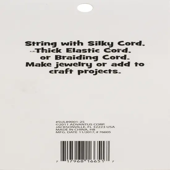 Sulyn Clubhouse Crafts Wood Pony Beads 90/Pkg-Assorted Colors {2}