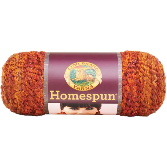 (3 Pack) Lion Brand Homespun Yarn - Wild Fire {3}