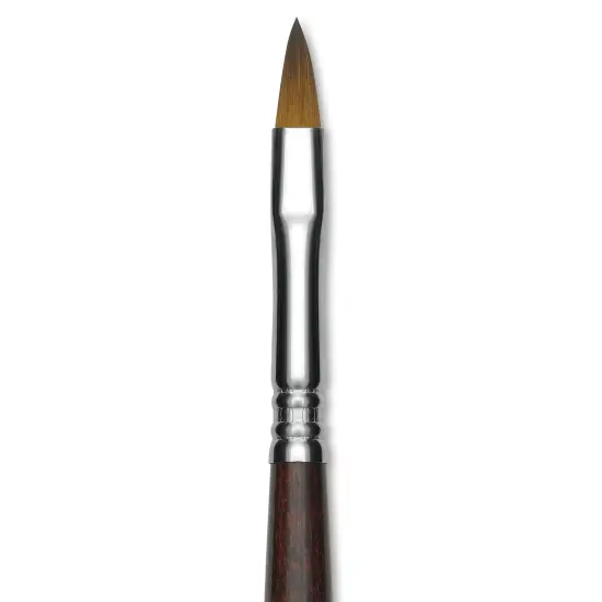 Escoda Prado Tame Synthetic Brush - Filbert, Short Handle, Size 8 {1}