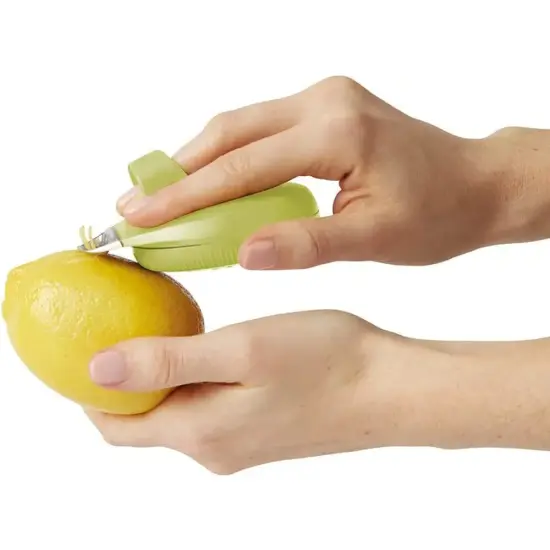 Chef'n PalmZester Citrus Zester for Lemons, Limes, Oranges, Avocado Green {4}